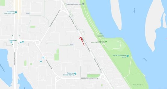 Схема рекламной плоскости по адресу Героев Сталинграда пр-т. 13-А