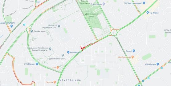 Схема рекламної площини за адресою Маяковского пр-т 21