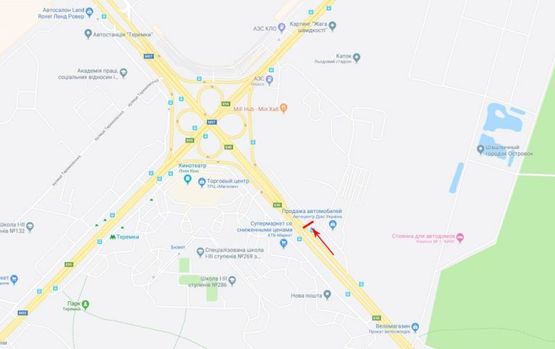 Схема рекламной плоскости по адресу Заболотного академика ул. 3 напротив