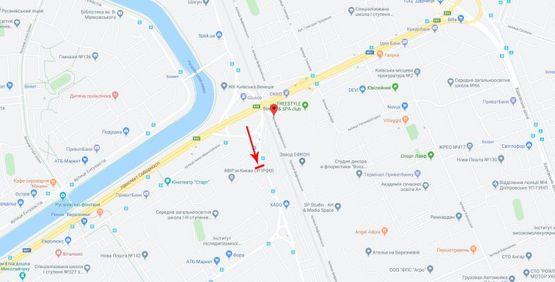 Схема рекламной плоскости по адресу Березняковская ул. 6