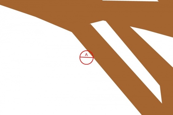 Схема рекламної площини за адресою Бориспольская трасса, повор.на Аэроп.-2 ( в  Аэропорт, справа)