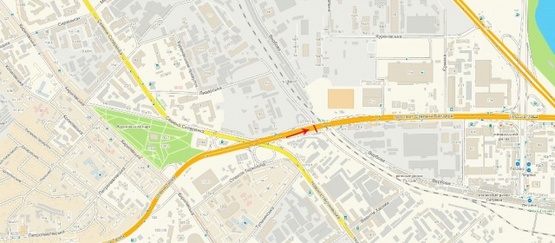 Схема рекламної площини за адресою Бандеры Степана пр-т, Вербовая ул., к Тульской пл., к "Петровке"