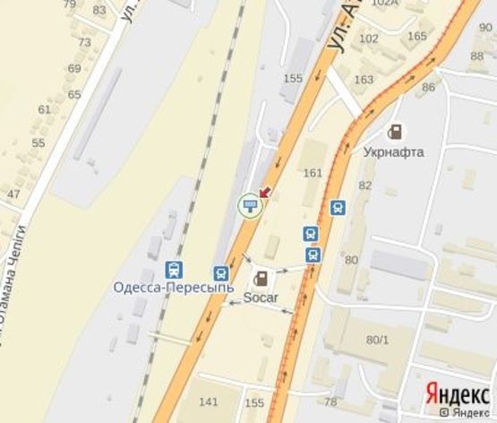 Схема рекламной плоскости по адресу Атамана Головатого ул.,159