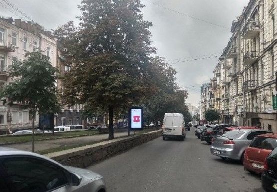 Схема рекламної площини за адресою Сеть из 25 адресов в центре Киева (10 сек. в 3-х мин. блоке) (UHDTV75-25 шт.)