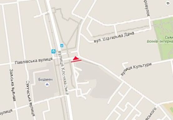 Схема рекламной плоскости по адресу Ромена Роллана ул. - Клочковская ул.