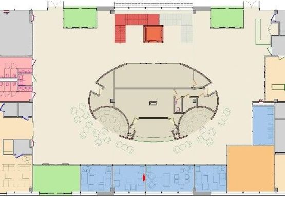 Схема рекламної площини за адресою Вылеты (Терминал В)