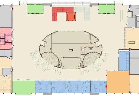 Схема рекламной плоскости по адресу Вылеты (Терминал В)