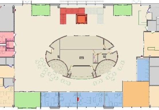 Схема рекламной плоскости по адресу Вылеты (Терминал В)