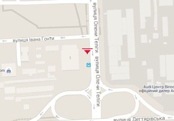 Схема рекламной плоскости по адресу Телиги ул., 1