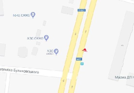 Схема рекламної площини за адресою Палладина академика пр., 46