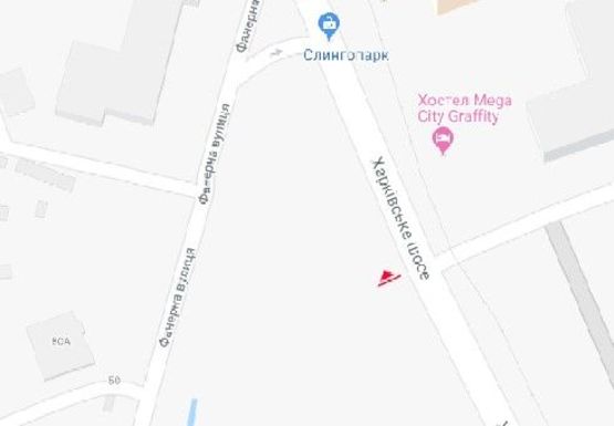 Схема рекламной плоскости по адресу Харьковское шоссе - Фанерная ул.