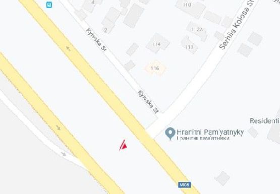 Схема рекламної площини за адресою Кольцевая дорога