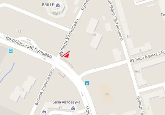 Схема рекламной плоскости по адресу Чоколовский б-р, Караваевы Дачи