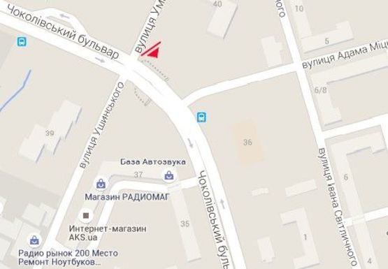 Схема рекламної площини за адресою Чоколовский б-р, Караваевы Дачи