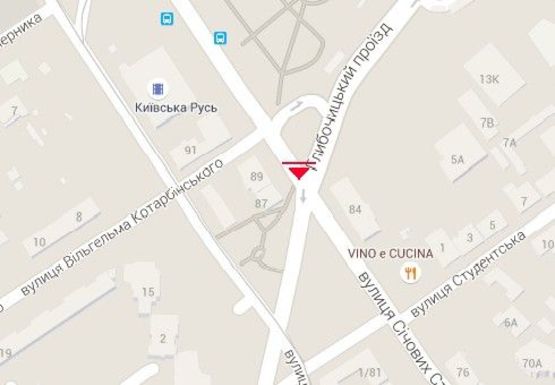 Схема рекламной плоскости по адресу Сечевых Стрельцов ул. (бывш. Артема ул.) - Глубочицкая ул.