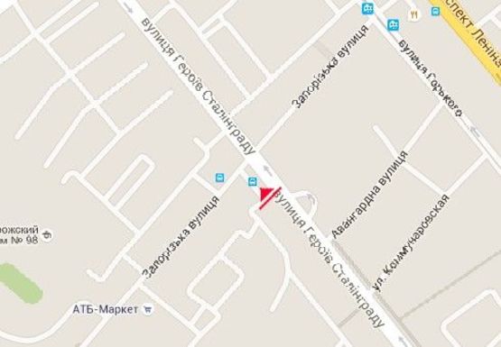 Схема рекламной плоскости по адресу Школьная ул., 32