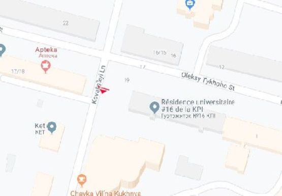 Схема рекламной плоскости по адресу Ковальский пер., 19 (BackLit)