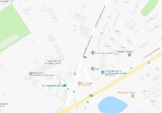 Схема рекламной плоскости по адресу Васильковская ул., 55