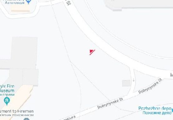 Схема рекламной плоскости по адресу Малиновского ул., 11 (напротив)