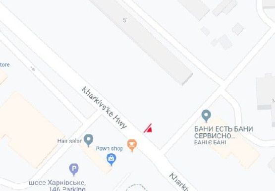 Схема рекламної площини за адресою Харьковское шоссе, 51