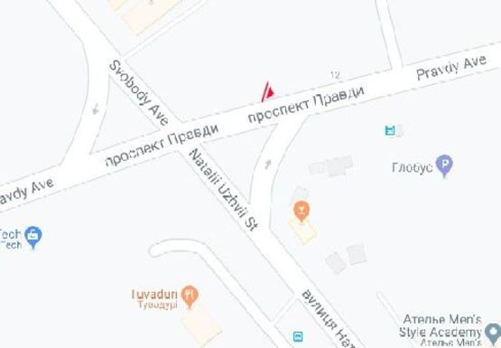 Схема рекламной плоскости по адресу Правды пр. - Свободы пр.