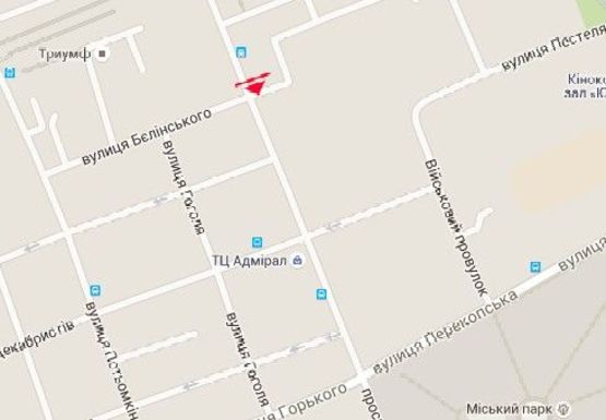 Схема рекламной плоскости по адресу Ушакова пр, 26 (BackLit)