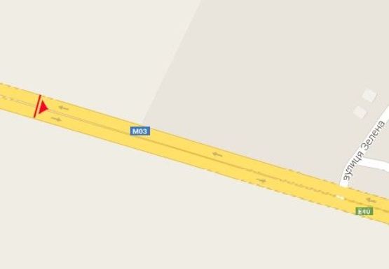 Схема рекламной плоскости по адресу Трасса M-03, Киев - Харьков, 331,500