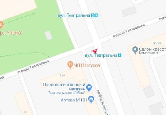 Схема рекламної площини за адресою Богоявленский пр., 41 (BackLit)