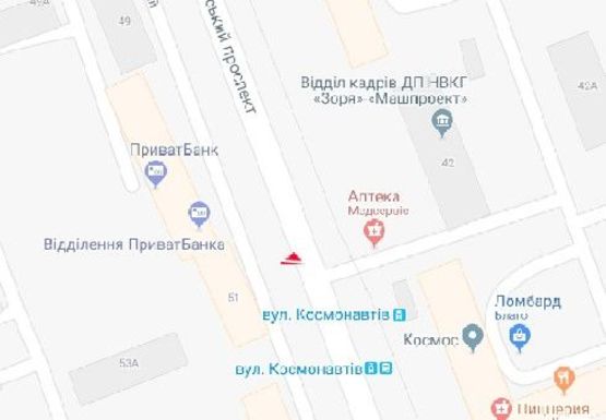 Схема рекламной плоскости по адресу Богоявленский пр., 55 (BackLit)