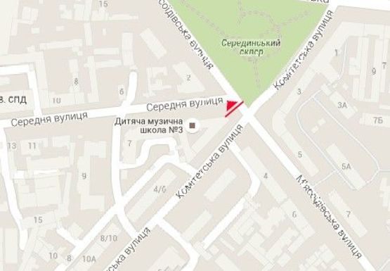 Схема рекламной плоскости по адресу Мясоедовская ул., 4 - Средняя ул., 1