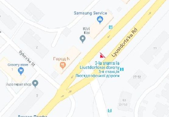 Схема рекламной плоскости по адресу Люстдорфская дорога, 88в