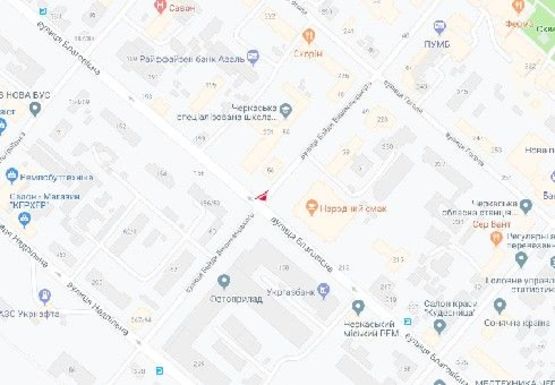 Схема рекламной плоскости по адресу Благовестная ул. - Б. Вишневецкого (BackLit)