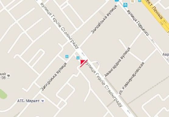 Схема рекламної площини за адресою Школьная ул., 32