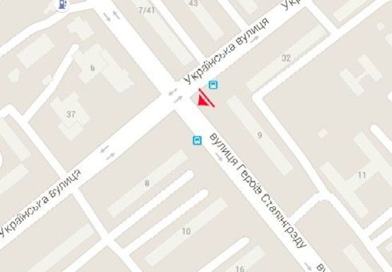 Схема рекламної площини за адресою Школьная ул., 9