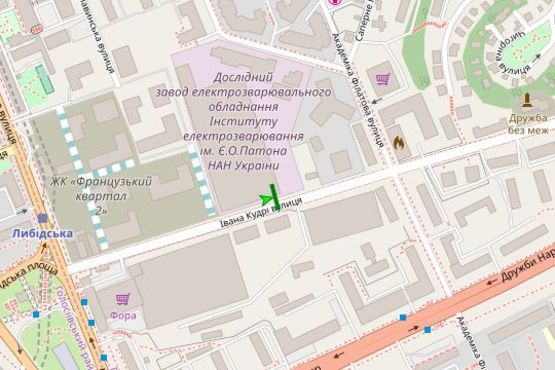 Схема рекламної площини за адресою Джона Маккейна вул., 5