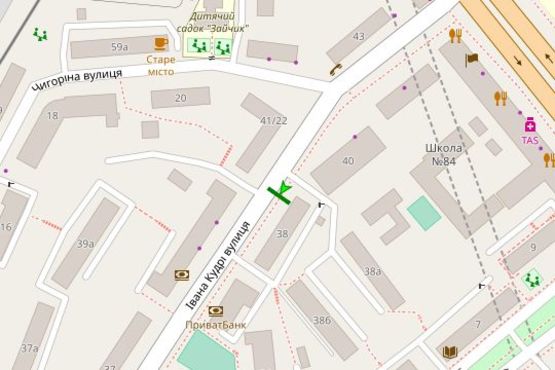 Схема рекламной плоскости по адресу Джона Маккейна вул., 38