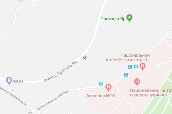 Схема рекламної площини за адресою Протасів Яр вул., 39