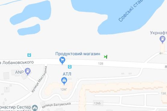 Схема рекламной плоскости по адресу Лобановського Валерія просп. (Червонозоряний просп.), №2 від АЗС (в направл. Деміївської пл.)