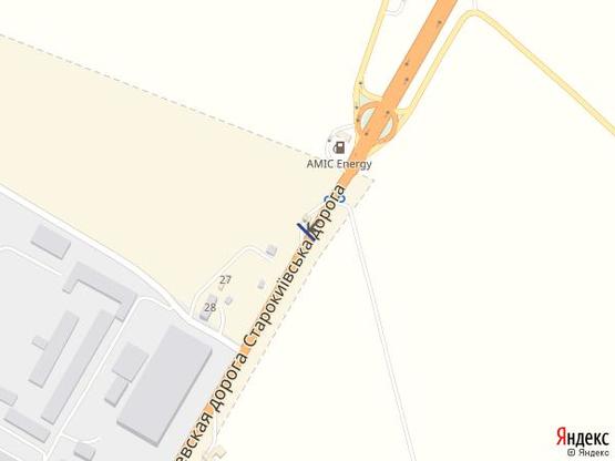 Схема рекламной плоскости по адресу Одесса - Николаев 21+550 А