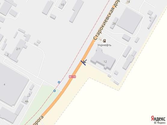 Схема рекламной плоскости по адресу Одесса - Николаев 19+665 Б