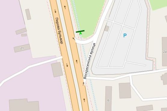 Схема рекламної площини за адресою Перова бульв., №2