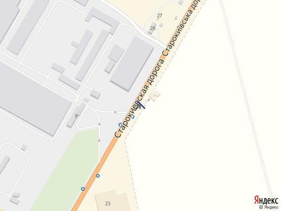 Схема рекламной плоскости по адресу Одесса - Николаев 21+100 А