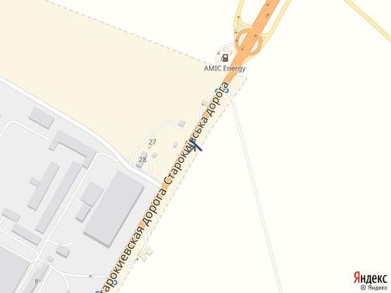 Схема рекламної площини за адресою Одесса - Николаев 21+520 А