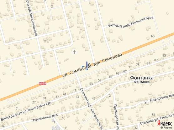 Схема рекламної площини за адресою Одесса - Южный 19+250 А