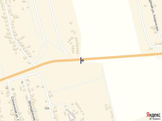 Схема рекламной плоскости по адресу Одесса - Южный 21+000 Б