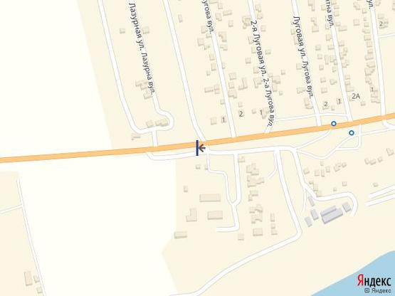 Схема рекламной плоскости по адресу Одесса - Южный 21+650 Б