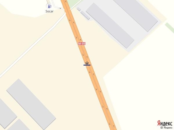 Схема рекламной плоскости по адресу Одесса - Киев 452+850 А