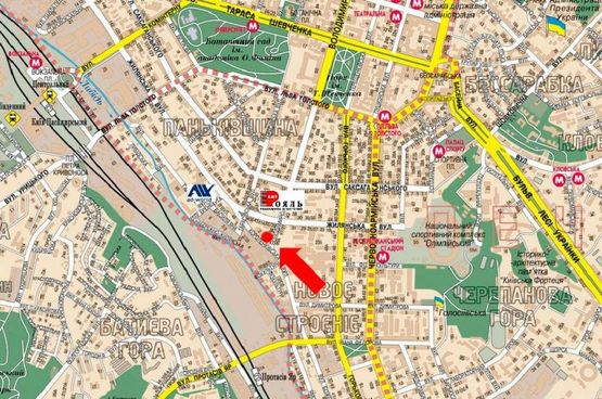 Схема рекламной плоскости по адресу Короленковская ул. / Владимирская ул., на светофоре, в сторону Жилянская ул.