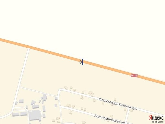 Схема рекламної площини за адресою Одесса - Кучурган 12+670 А поле