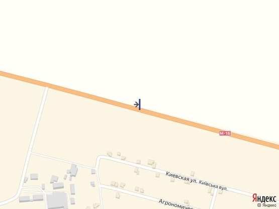 Схема рекламной плоскости по адресу Одесса - Кучурган 12+670 Б деревья